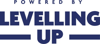 Logo "Powered by Levelling Up"