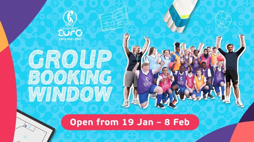 Group booking window - open from 19 Jan - 8 Feb