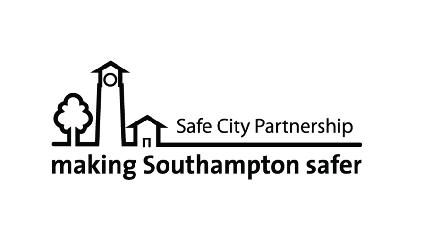 safe city partnership logo. Making Southampton Safer,