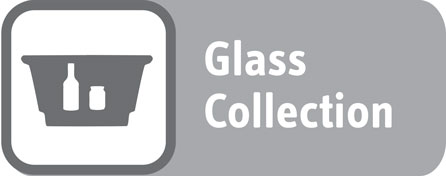 Glass recycling – grey box (no lid) or communal grey lid bin