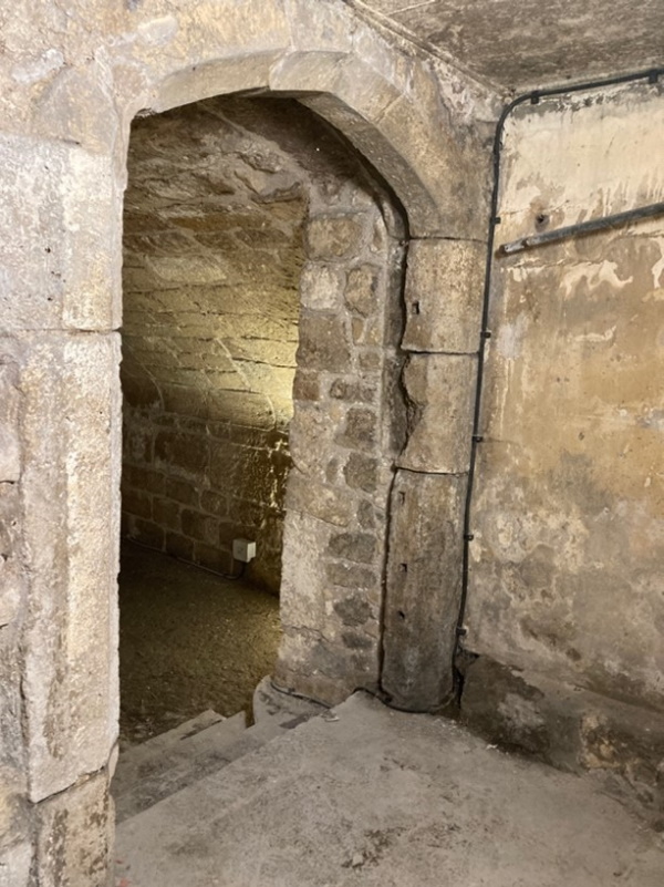 Doorway into the vault