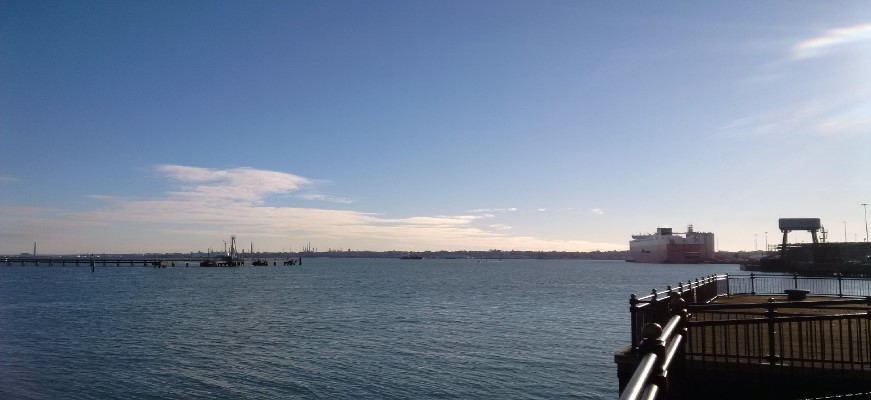 View of Southampton water