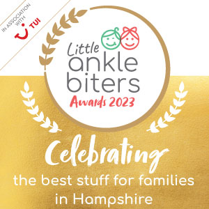 Little ankle biters awards 2023. In association with TUI. Celebrating the best stuff for families in Hampshire