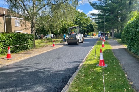 Road resurfacing