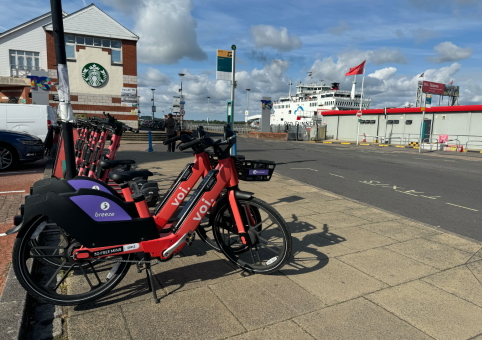 Voi hire bikes