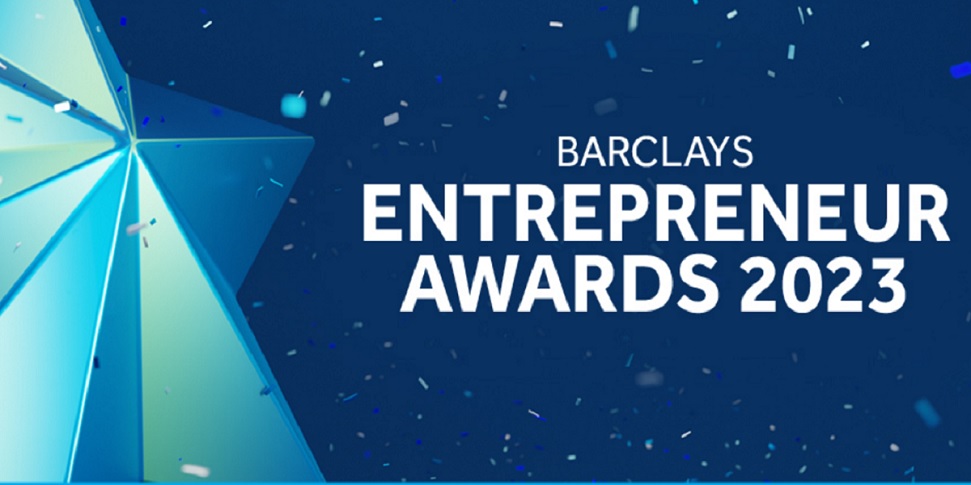 Image Of A Blue Star Promoting The Barclays Entrepreneur Awards