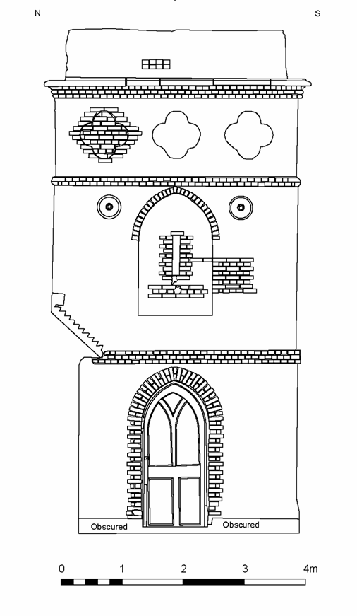 Digital elevation of one of the facades