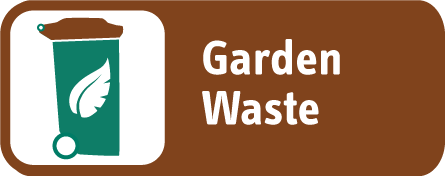 Garden waste – brown lid bin
