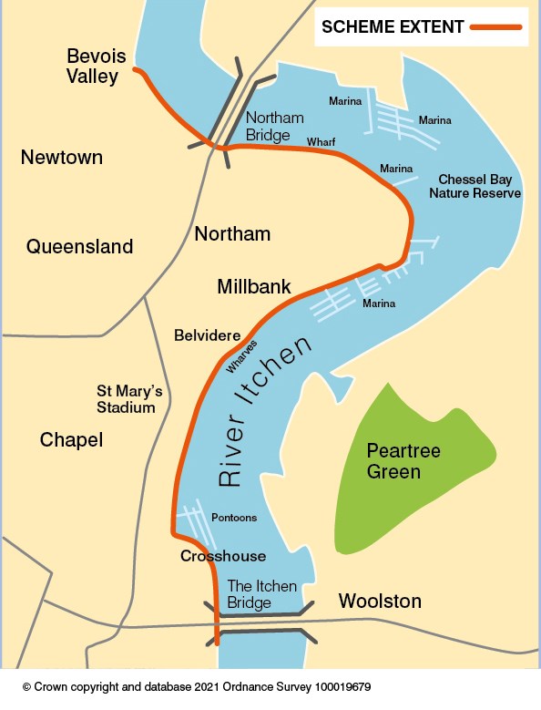 Scheme extent map