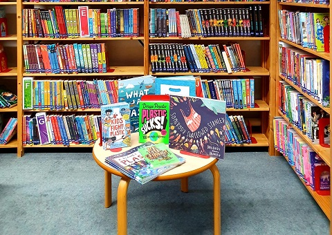 Children's books in library