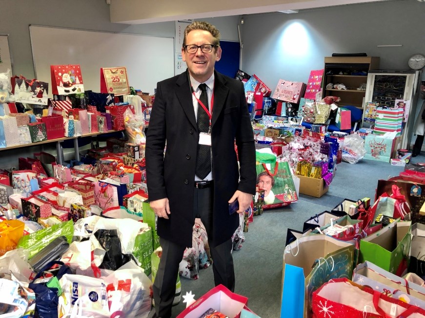 Executive Director Wellbeing (Children and Learning) at Southampton City Council at Hampshire Constabulary staff present collection point