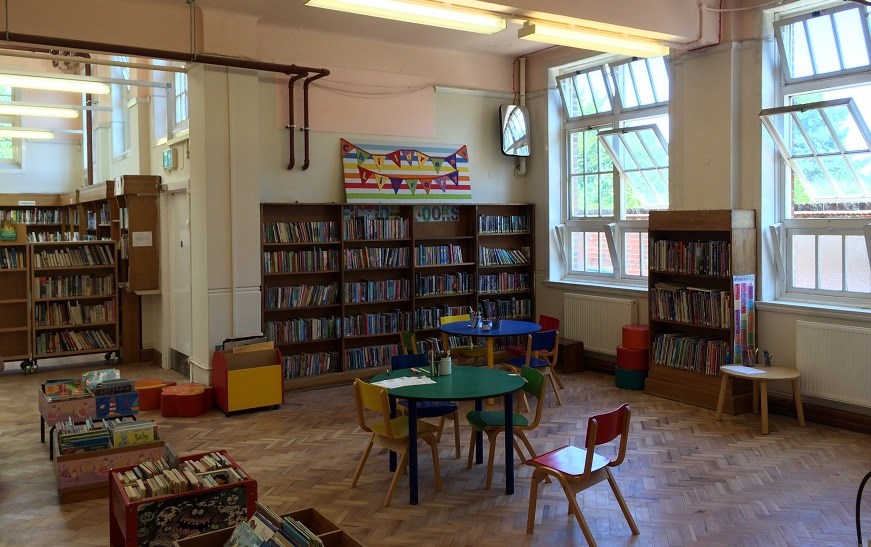 Burgess Road Community Library interior
