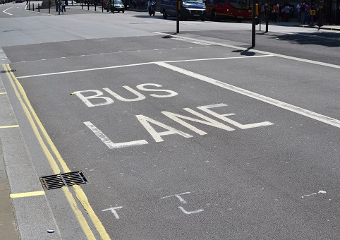 A bus lane