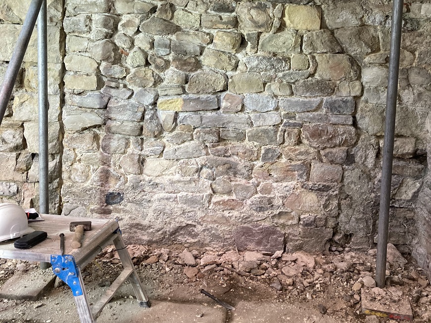 Weighhouse Revealing Blocked Medieval Doorway