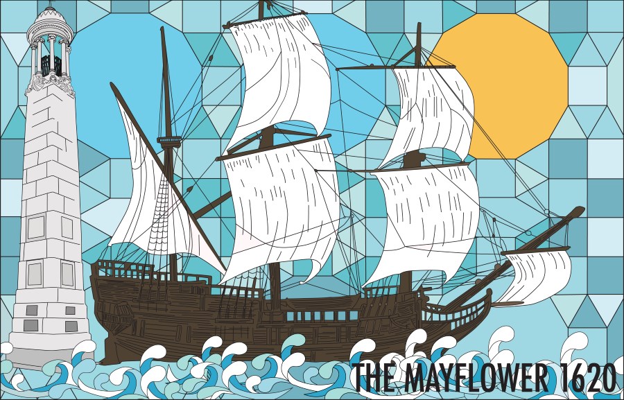 Mayflower Mosaic Design