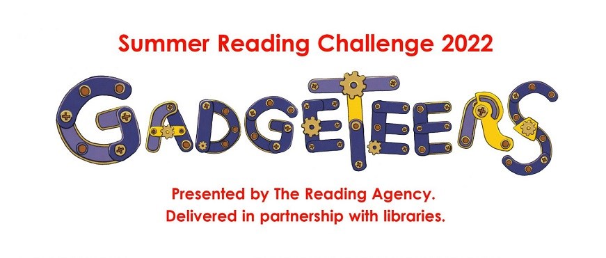 Summer Reading Challenge 2022 - Gadgeteers - Presented by The Reading Agency. Delivered in partnership with libraries