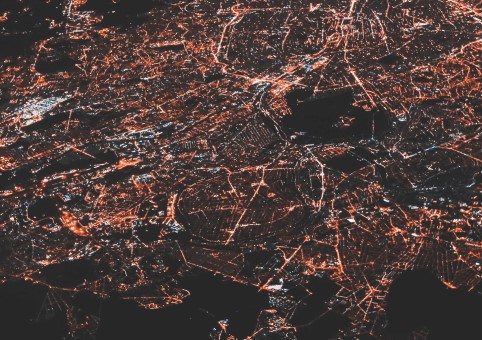 Aerial view of heat network
