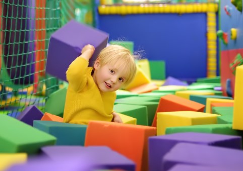 Child at soft play