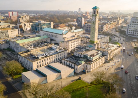 Civic Centre aerial view