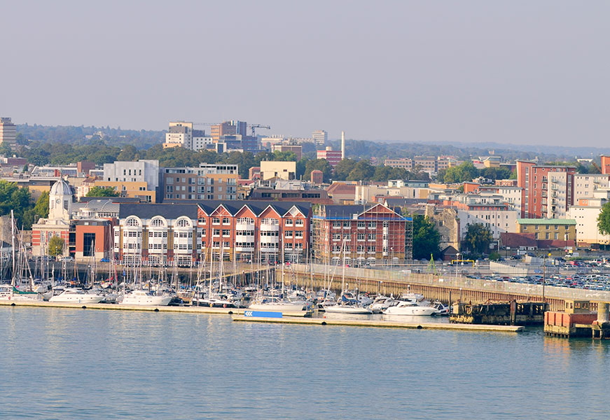 Southampton from the water