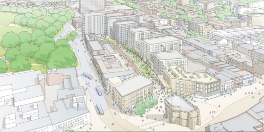 Artist's impression of Bargate Quarter