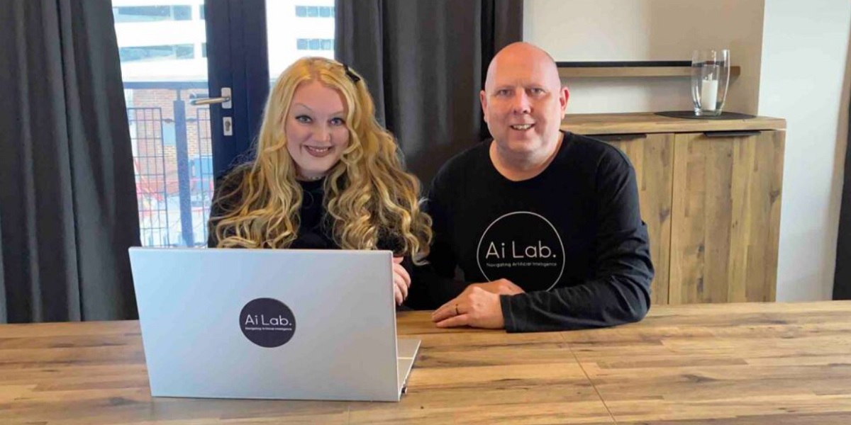 Ailab's Dr John Flackett And Co Founder Emma Berry