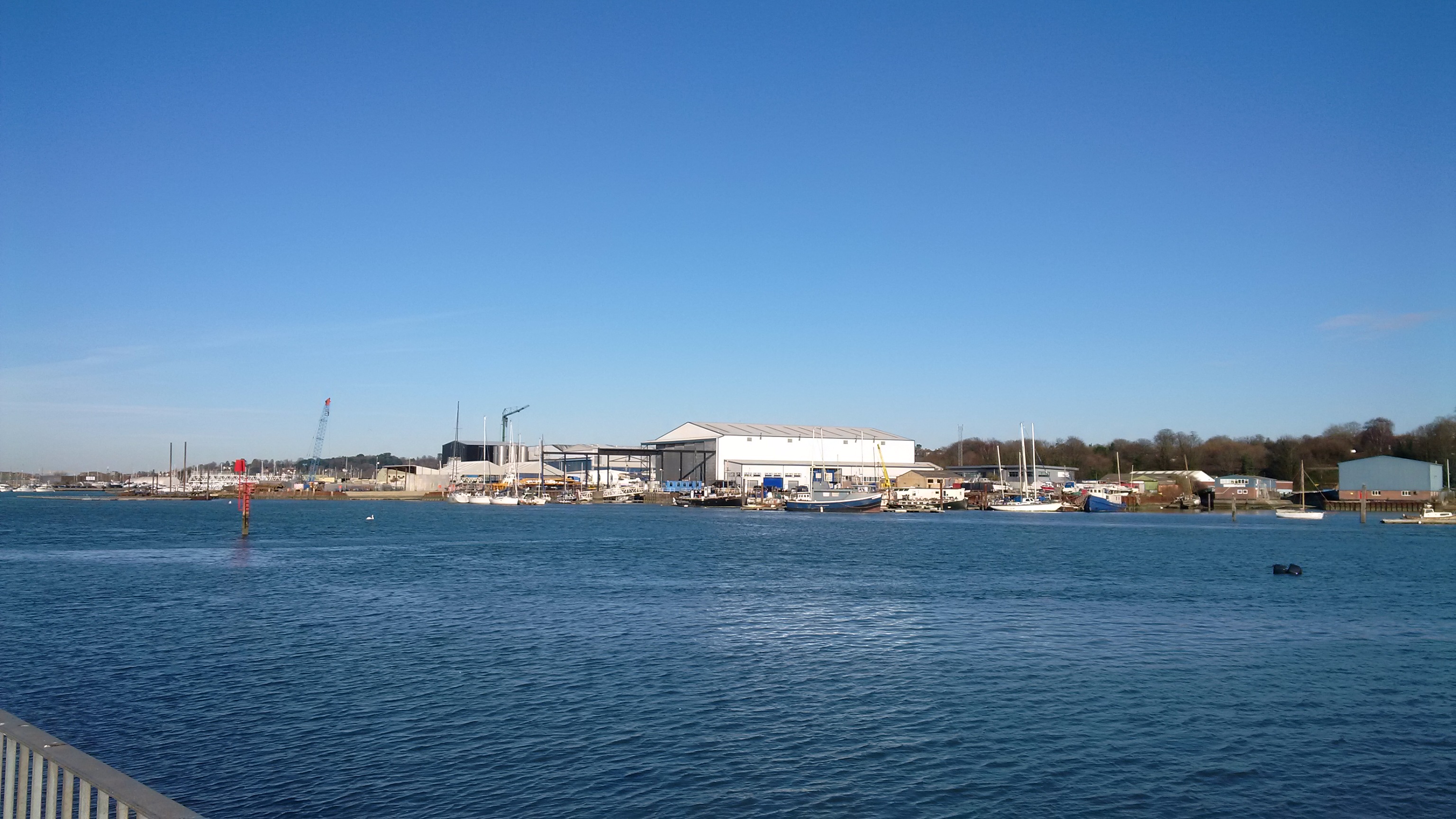 Southampton Water in sunshine