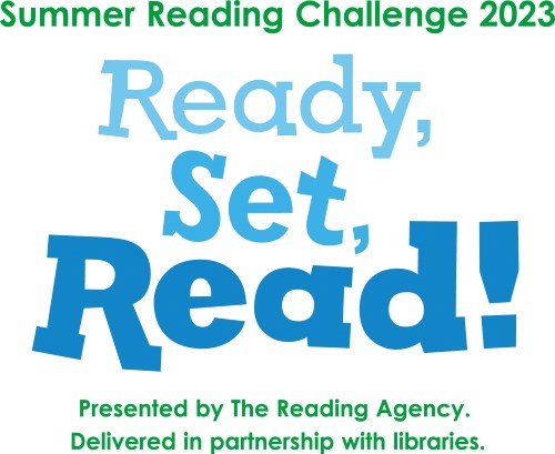 Summer Reading Challenge 2023 - Ready, Set, Read! - Presented by The Reading Agency. Delivered in partnership with libraries