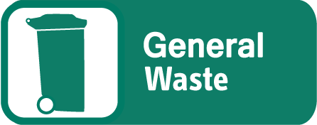 General waste – green lid bin or sacks