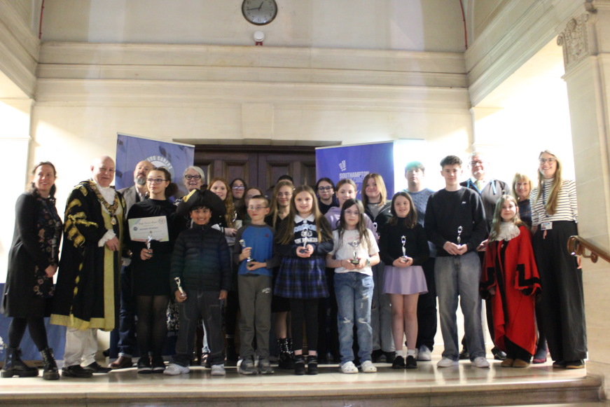 Group photo of the winners
