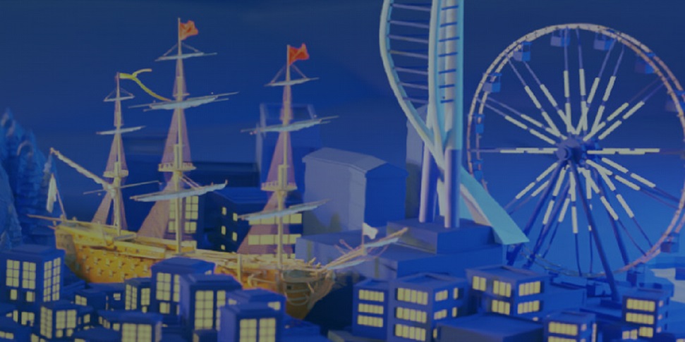 Illustration Of Solent Maritime Landmarks