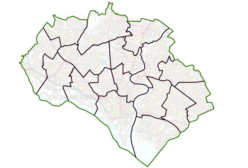 Southampton Boundary Map
