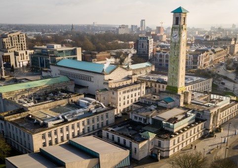 Aerial view of Southampton Civic Centre