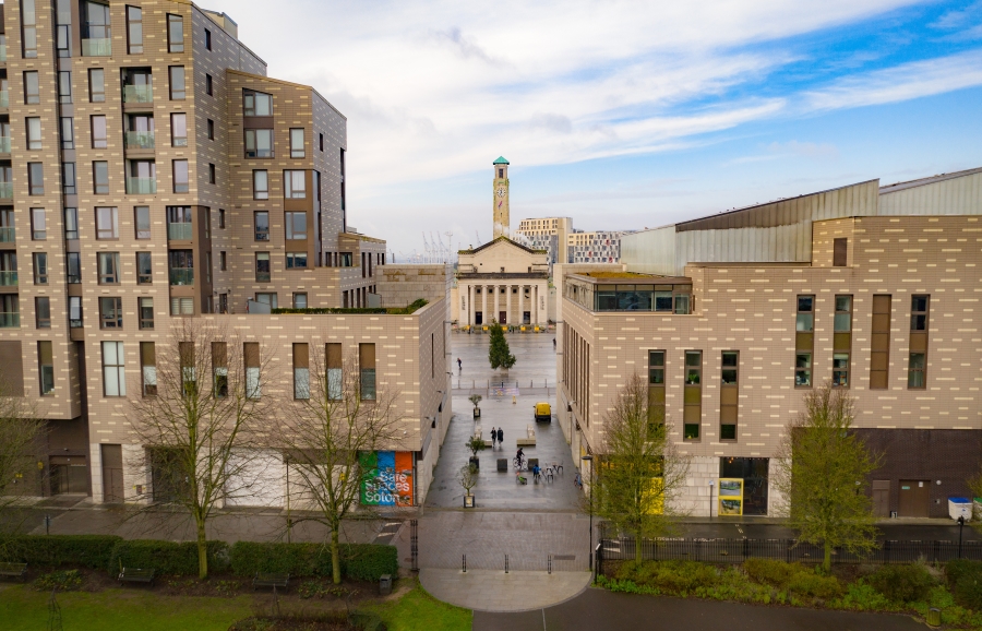 Guildhall Square Aerial View