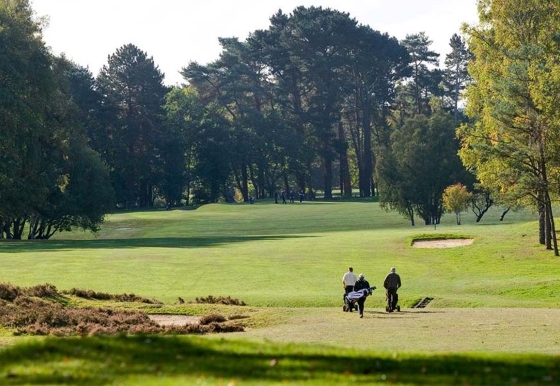 Golfers on Southampton Golf Course