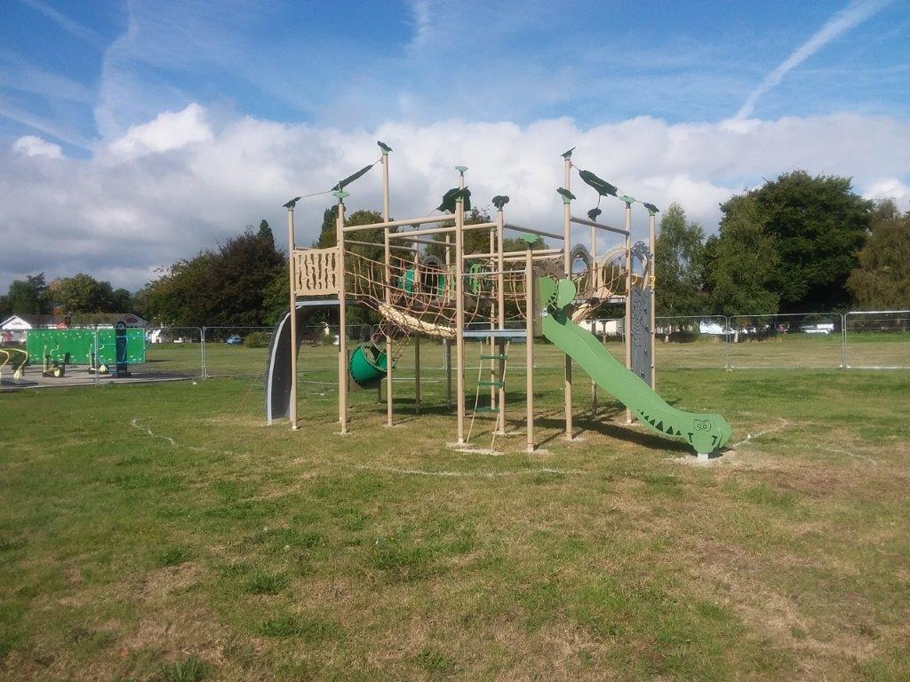 New play equipment at Mansel Park