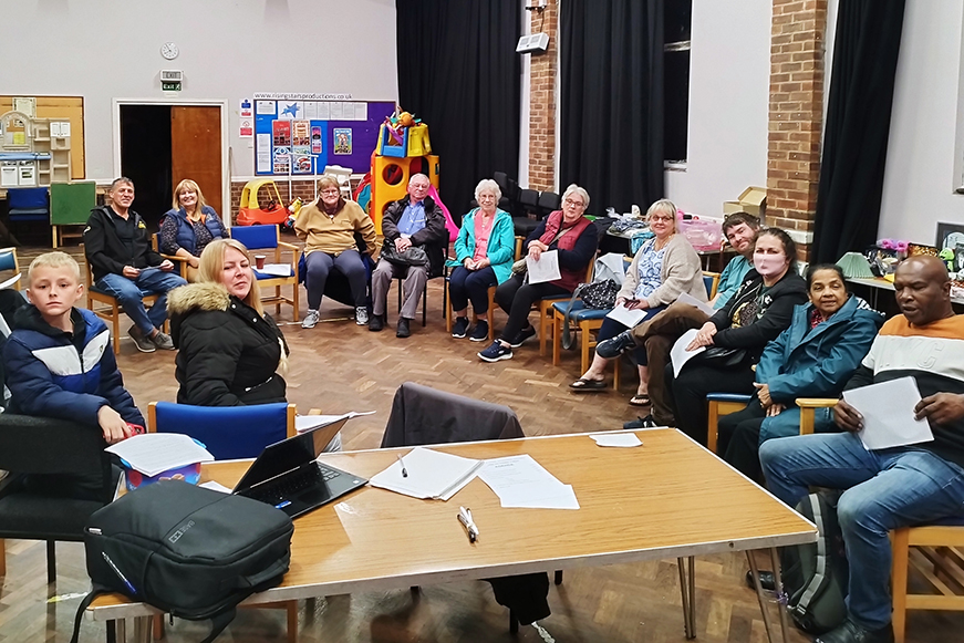 A meeting of Itchen Estate Tenants and Residents Association