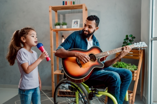 Disabled Foster Dad And Girl Istock 1320193365