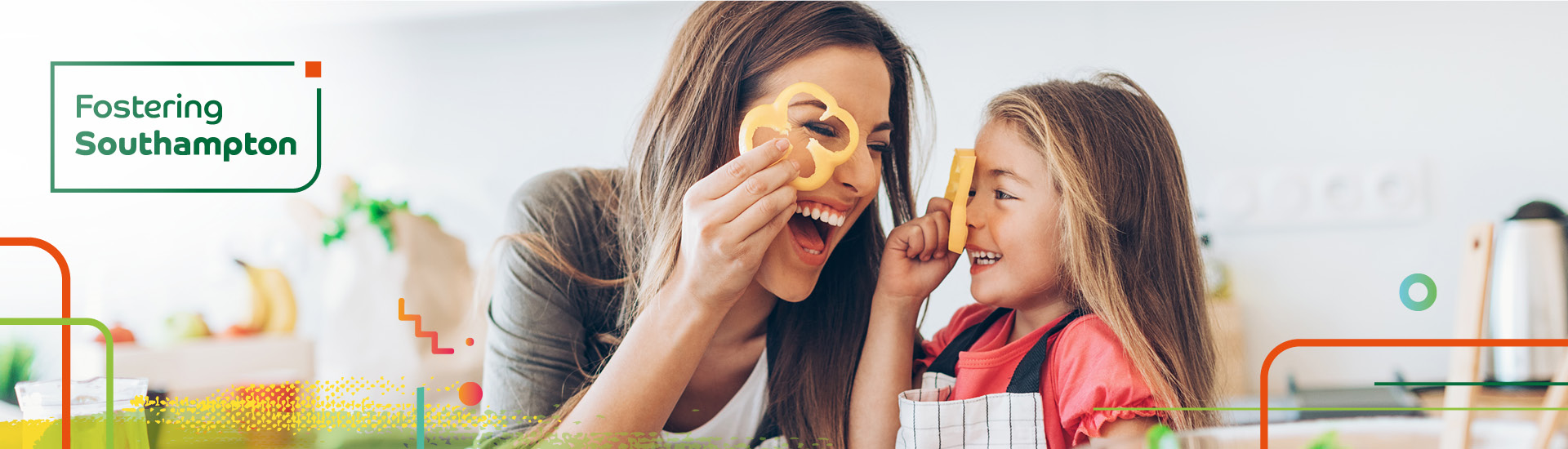 Mother with child cooking together