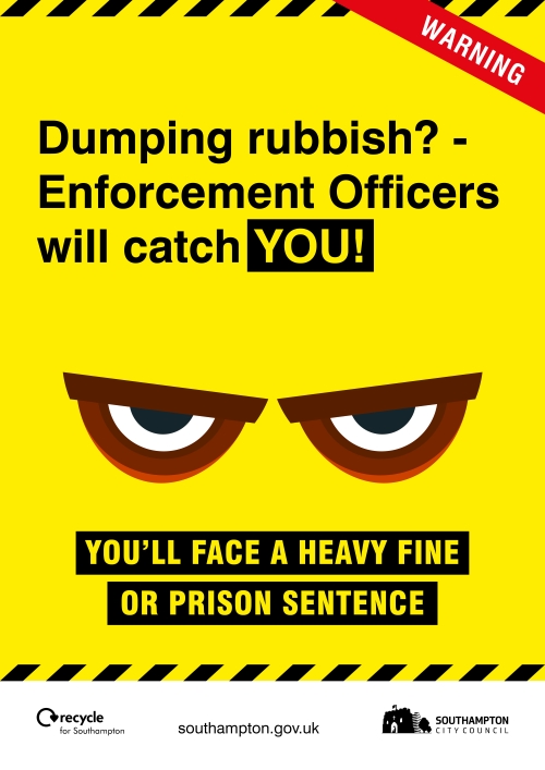 Fly-tipping poster