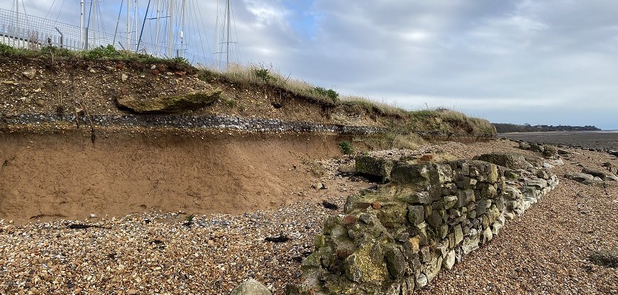 Weston Shore coastal erosion