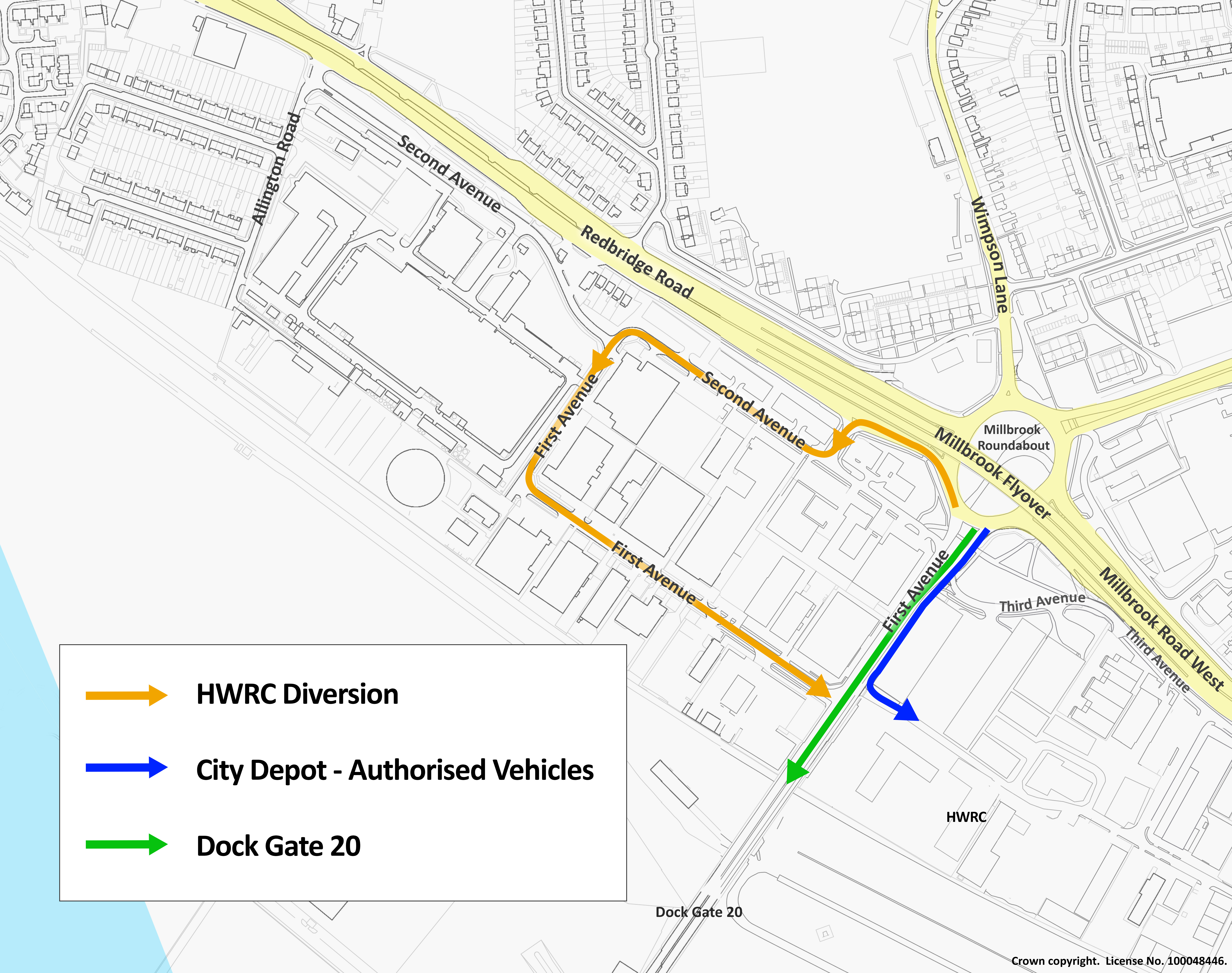 HMRC Traffic Access Map