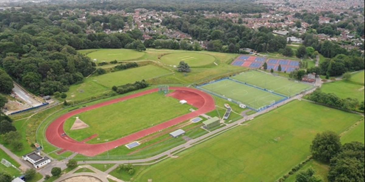 Aerial View Of Southampton Sports Centre Aerial View Of Southampton Sports Centre